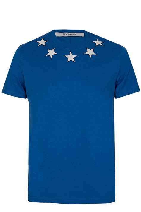 givenchy blue star t shirt|Givenchy t shirt prices.